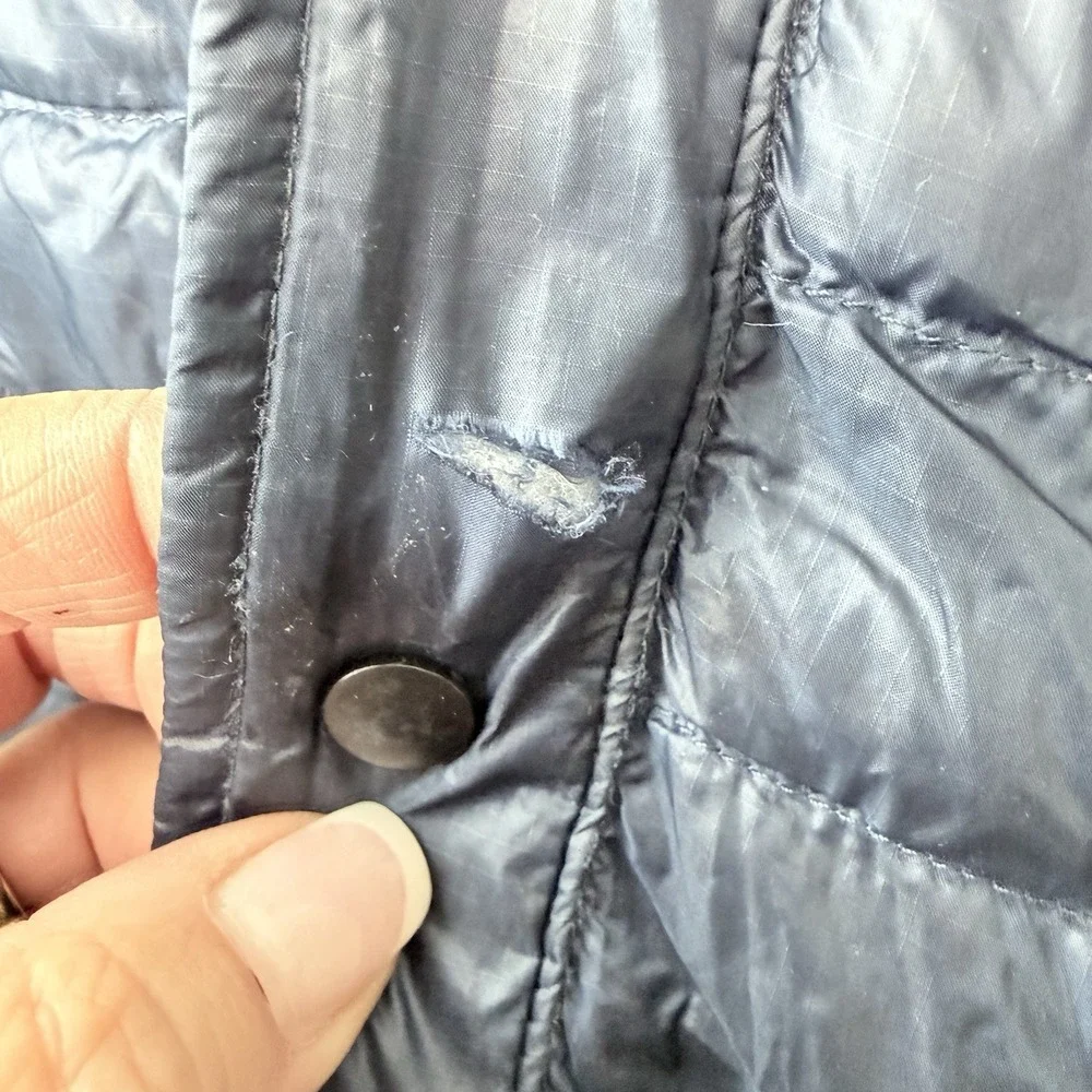 The North Face Lost Coast Thermoball Jacket Men's Size‎ L Blue Quilted Shacket